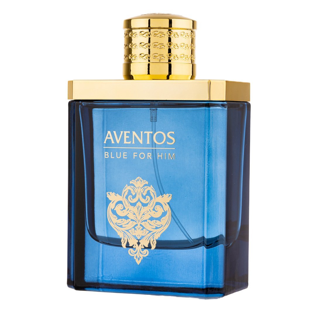 (plu01650) - Apa de Parfum Aventos Blue For Him, Fragrance World, Barbati - 100ml - imagine 2
