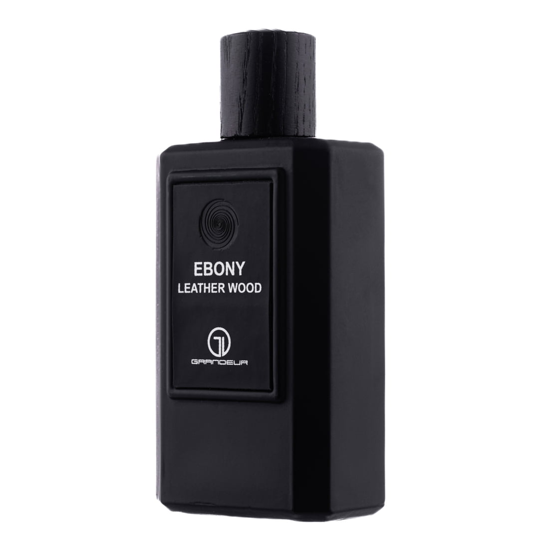 (plu00167) - Apa de Parfum Ebony Leather Wood, Grandeur Elite, Barbati - 100ml - imagine 2