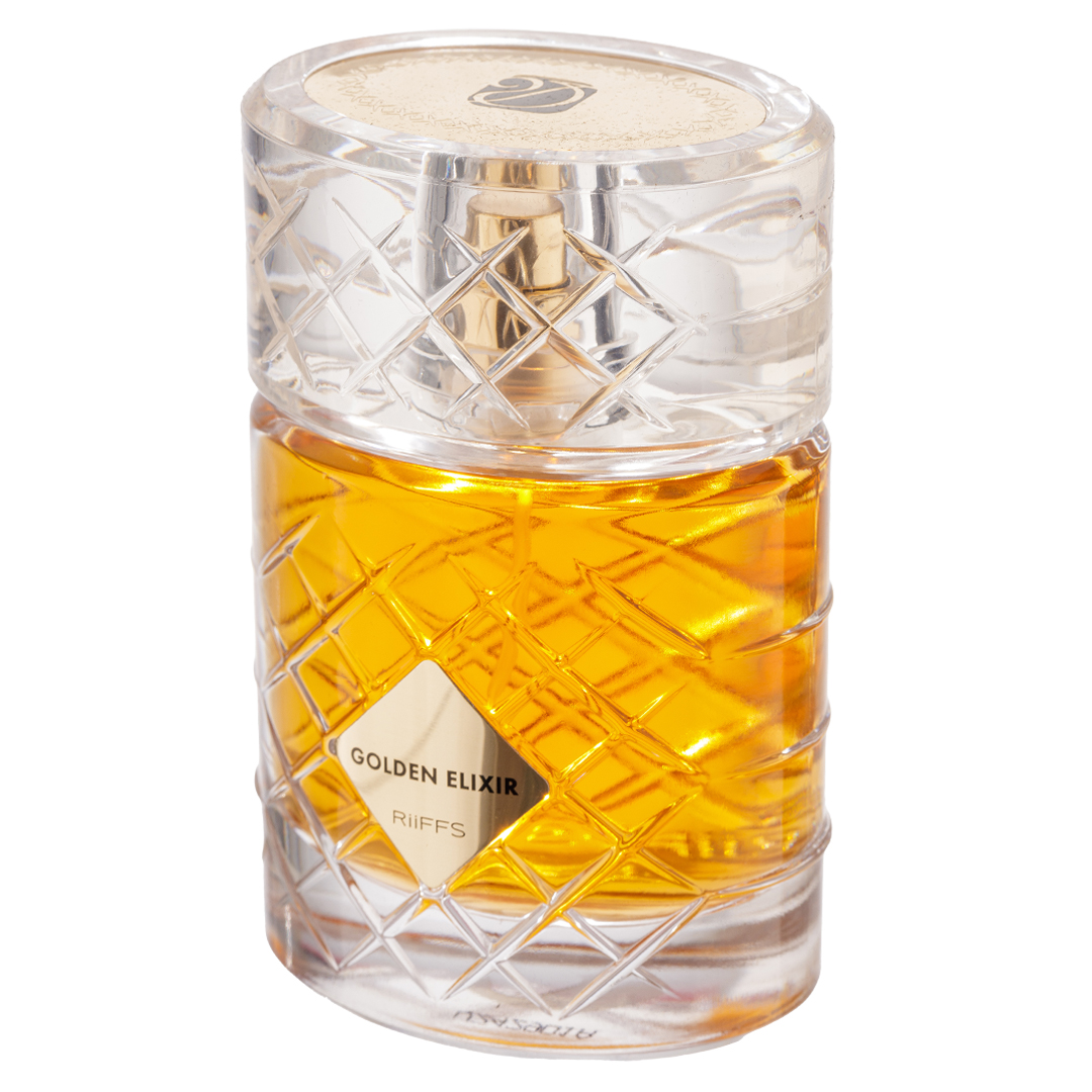 (plu00911) - Extrait de Parfum Golden Elixir, Riiffs, Unisex- 100ml - imagine 2