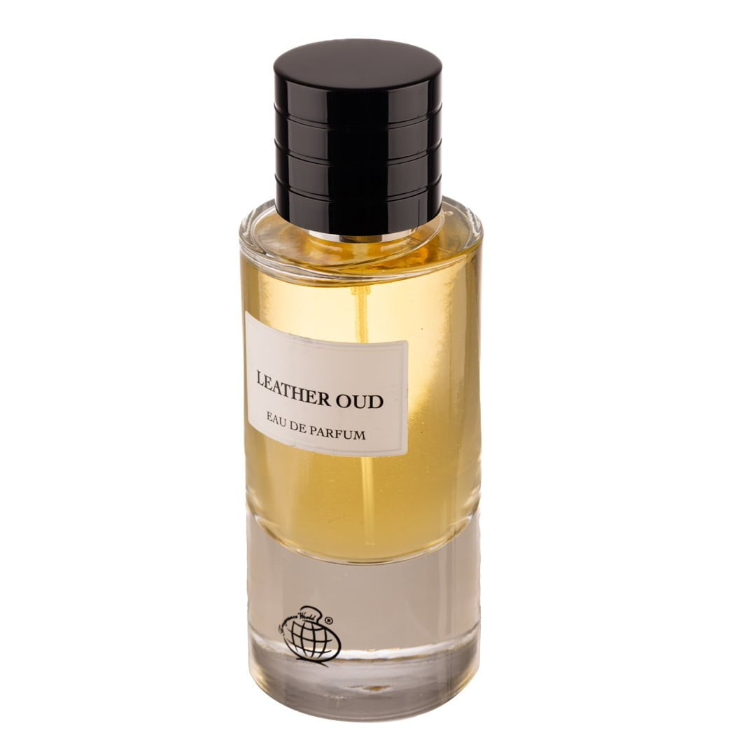 (plu01514) - Apa de Parfum Leather Oud, Fragrance World, Unisex - 80ml - imagine 2