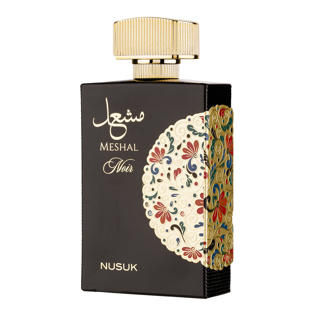 (plu00985) - Extrait de Parfum Meshal Noir Gold, Nusuk, Unisex - 100ml - imagine 2