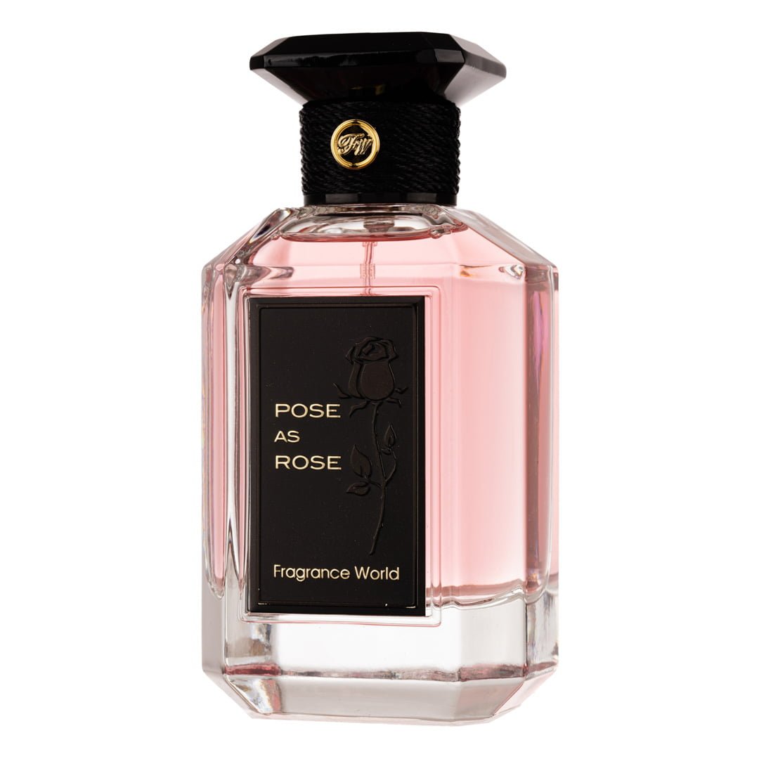 (plu01621) - Apa De Parfum Pose As Rose, Fragrance World, Femei - 100ml - imagine 2