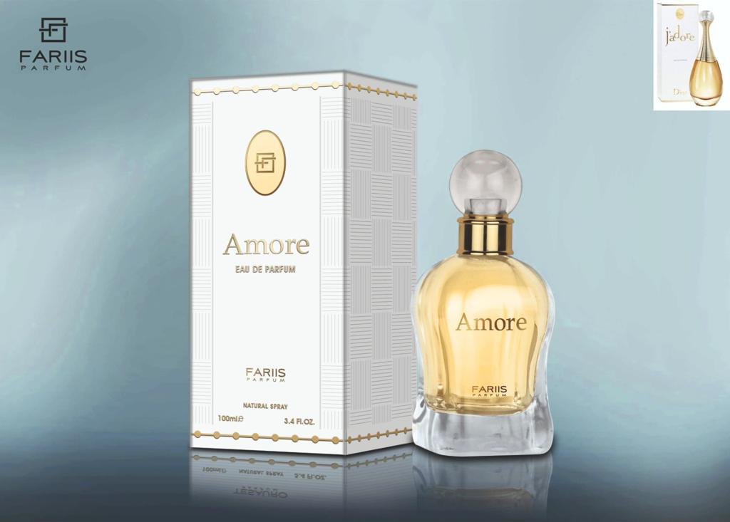 (plu01205) - Apa de Parfum Amore, Fariis, Femei - 100ml - imagine 4