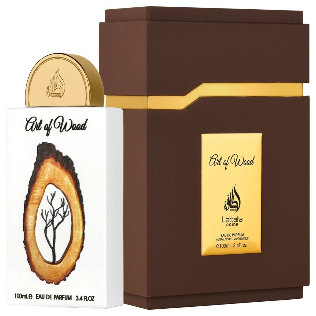 (plu00352) - Apa de Parfum Art Of Wood, Lattafa, Unisex - 100ml - imagine 2