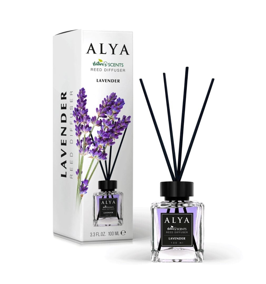 (plu01371) - Deodorant de Camera Lavender, Alya, Reed Diffuser - 100ml - imagine 2