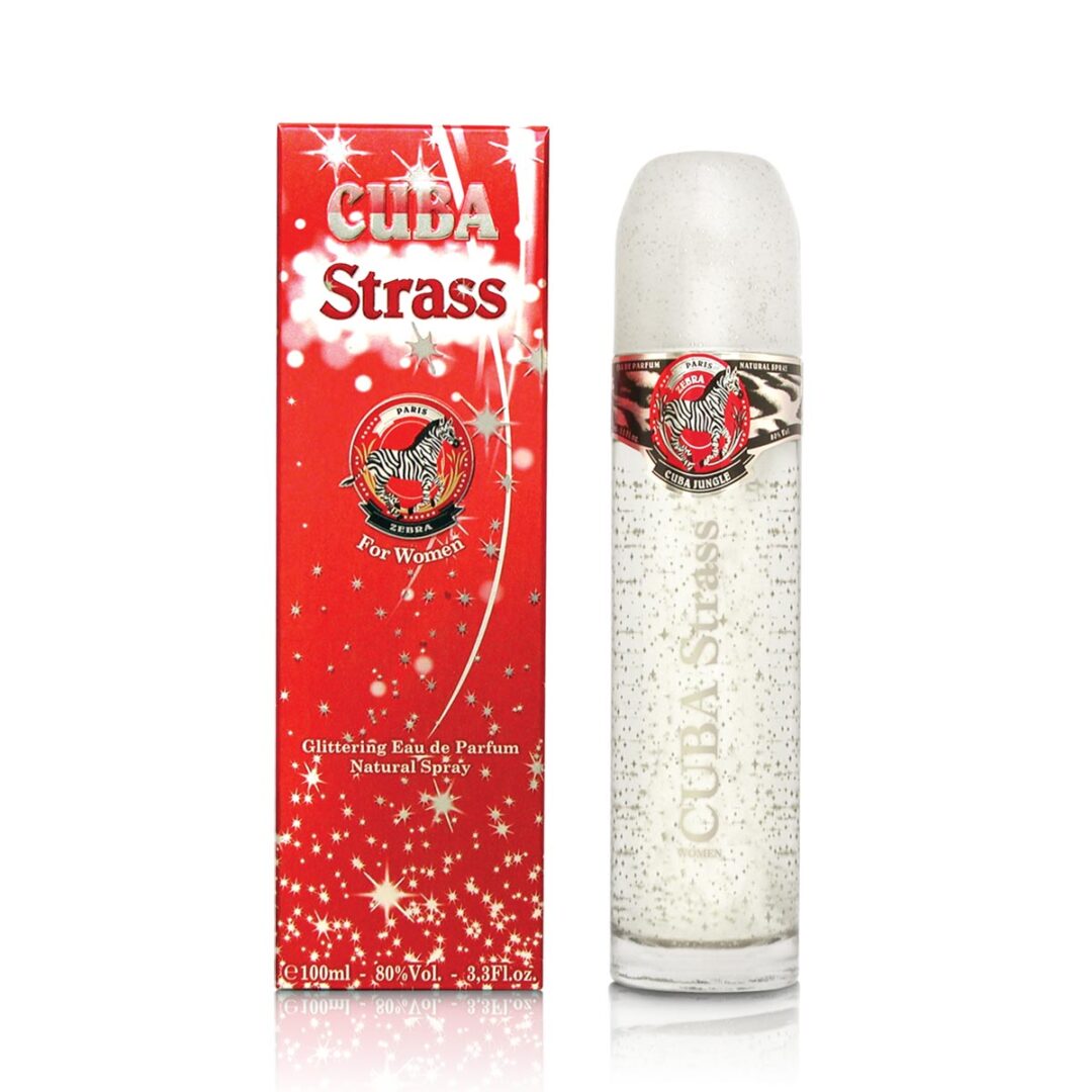 (plu02064) - Apa de Parfum Cuba Original Strass Zebra, Femei, PC Design, Femei - 100ml