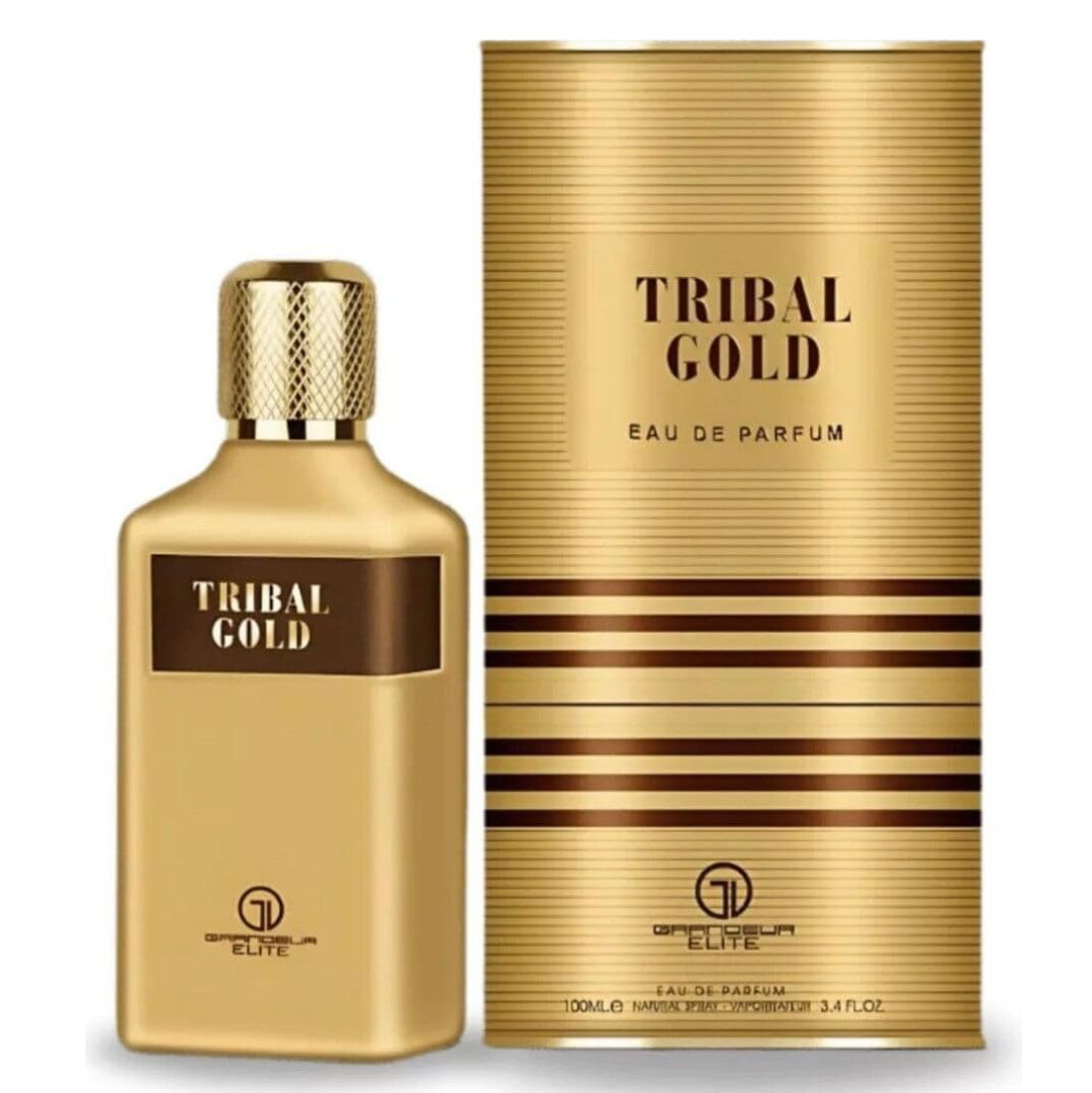 (plu00275) - Apa de Parfum Tribal Gold, Grandeur Elite, Barbati - 100ml - imagine 2
